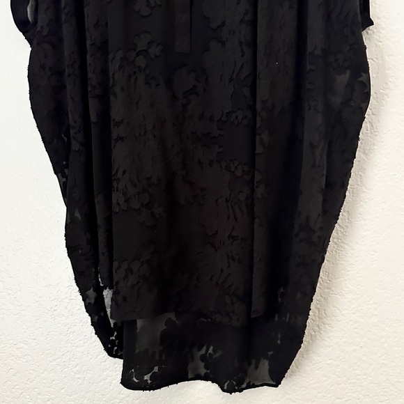 REBECCA TAYLOR Sleeveless Embroidered Silk Blend Blouse 8 - Picture 7 of 8